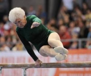 Eat right and exercise... 86 year old gymnast. Use it or lose it!