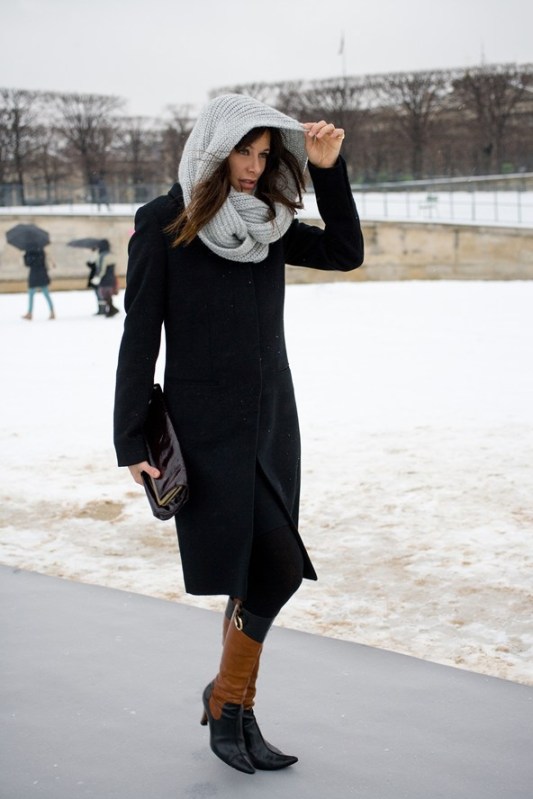 Francis Eve, comedian and actress  %22I'm wearing a Joseph coat with Dolce & Gabbana boots.%22