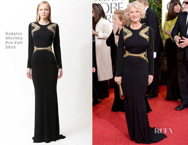 Helen-Mirren-In-Badgley-Mischka-2013-Golden-Globe-Awards