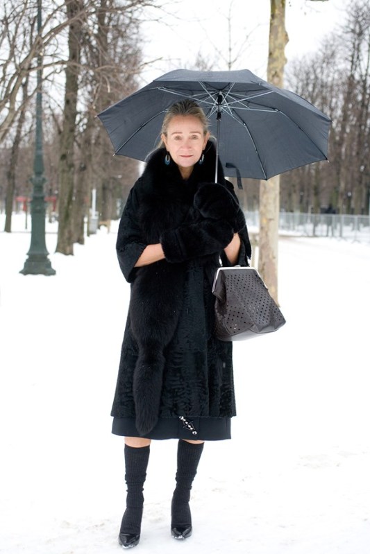 Lucinda Chambers, Vogue fashion director  %22My outfit is by Prada and the shoes are by H&M.%22