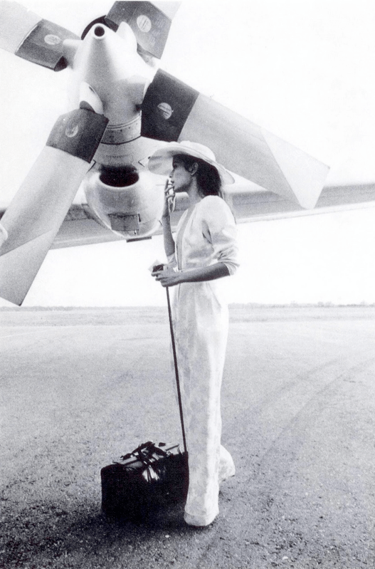 BiancaJaggerontheRollingStones_TourofTheAmericas_1975