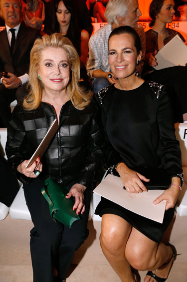 Catherine Deneuve and Roberta Armani