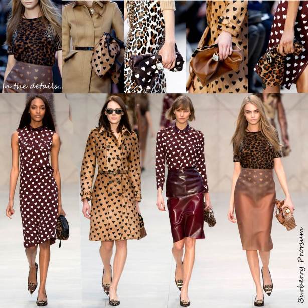 hearts no the runway burberry prorsum
