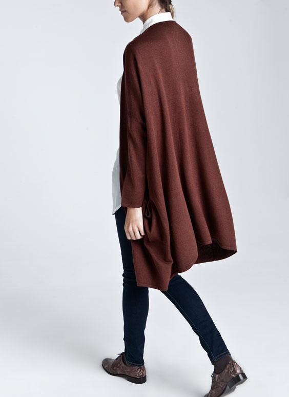 casaco malha oversize