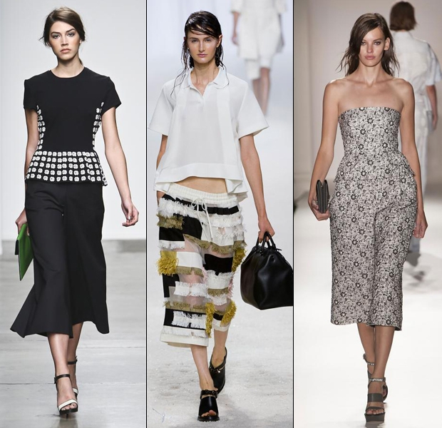 Culottes at Sachin + Babi S:S ’14, 3.1 Phillip Lim S:S ’14 and Mulberry S:S ’14